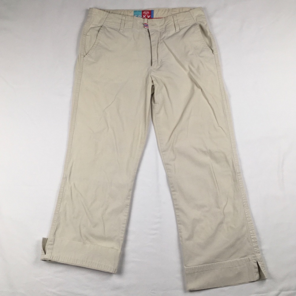 Roxy Tan Capris Junior’s Size 1